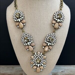 Spectacular Statement Necklace with Crystal Accents